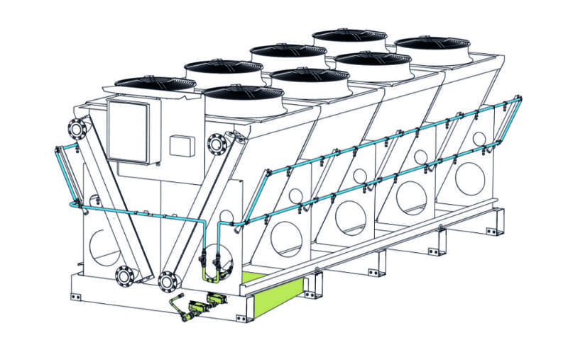 Refrion Spray Closed Water diagram